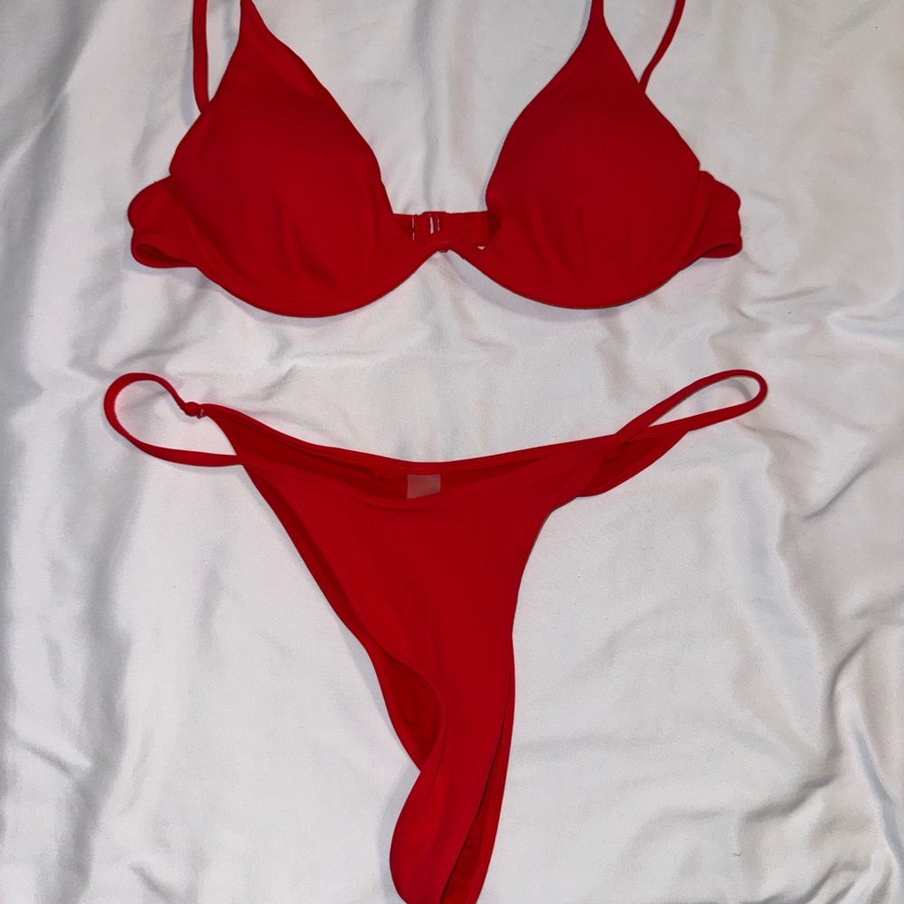 Red Women's Bikini Set